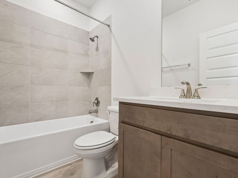 Furnished interior view inside a new home in Prairie Winds - Executive Collection, Hutto (Image 7). Furnished interior view inside a new home in Prairie Winds - Executive Collection, Hutto (Image 7).