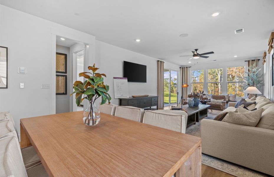 Representative furnished interior of a home built from the Contour by Del Webb in Del Webb Greenville, Greenville (Image 13).
