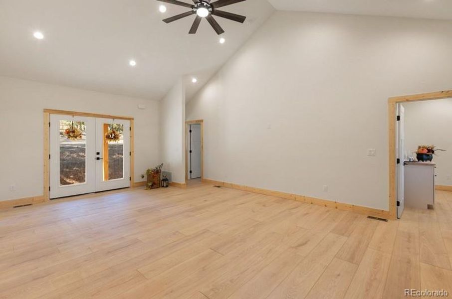 View towards Dbl Front Doors