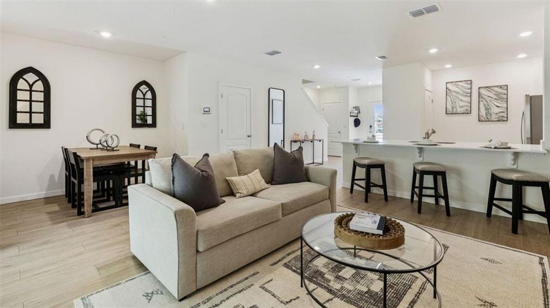 Furnished interior view inside a new home in Oak Pointe, Apopka (Image 3).