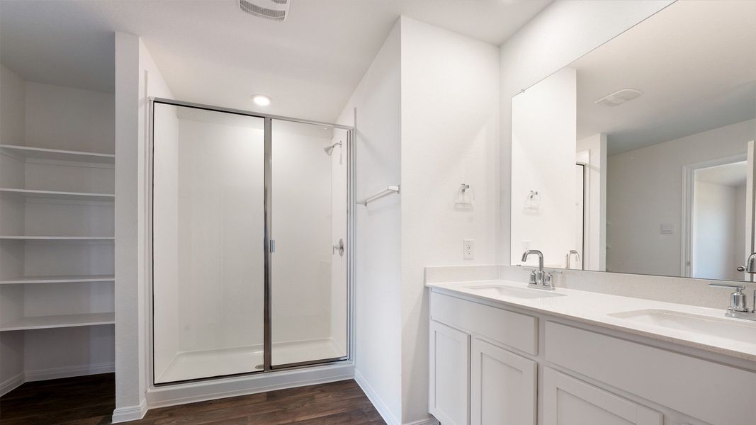 Furnished interior view inside a new home in Southgrove, Kyle (Image 6).