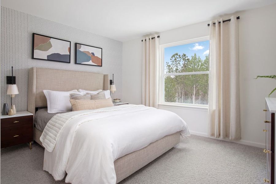 Representative furnished interior of a home built from the 1155 by KB Home in Richland Reserve, Raleigh (Image 5).