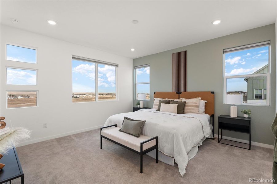 Furnished interior view inside a new home in Whisper Village, Arvada (Image 16).