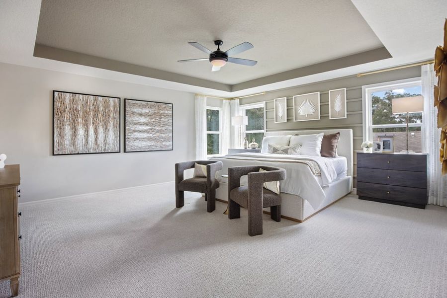 Representative furnished interior of a home built from the 2566 Modeled by KB Home in Laurel Oaks, Apopka (Image 8).