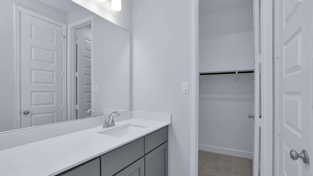 Furnished interior view inside a new home in Riceland 60', Mont Belvieu (Image 4). Furnished interior view inside a new home in Riceland 60', Mont Belvieu (Image 4).