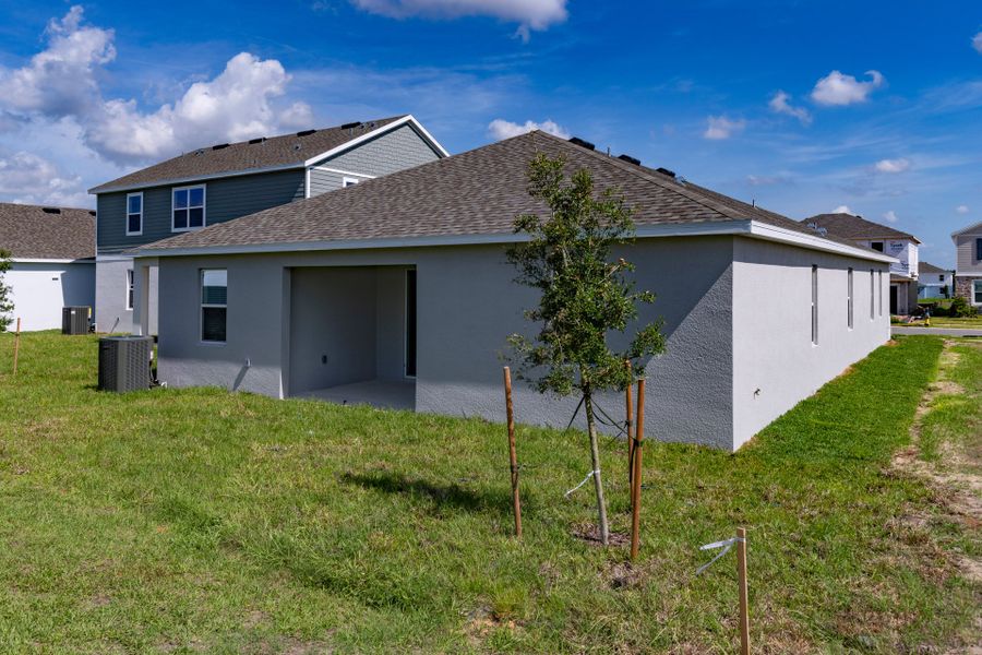 Covered Lanai for Outdoor Living in Central Florida Home