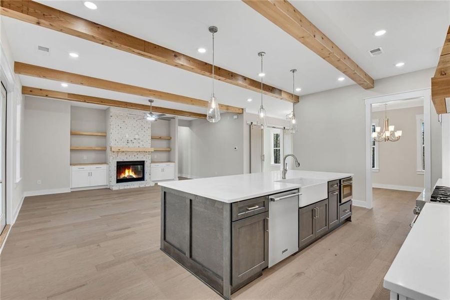 Furnished interior view inside a new home in , Hiram (Image 19).