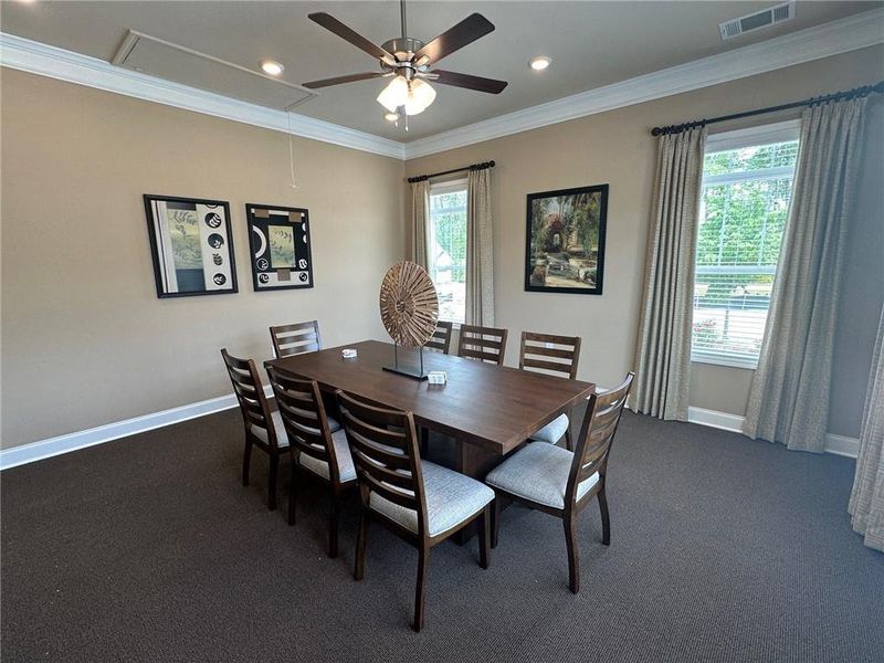 Furnished interior view inside a new home in , Cumming (Image 11).