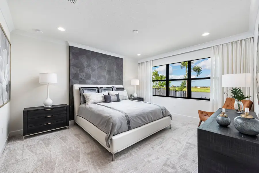 Representative furnished interior of a home built from the Costa by GL Homes in Valencia Parc at Riverland, Port St. Lucie (Image 16).