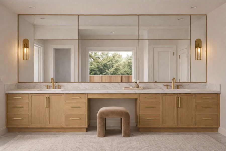 Furnished interior view inside a new home in , Houston (Image 4).