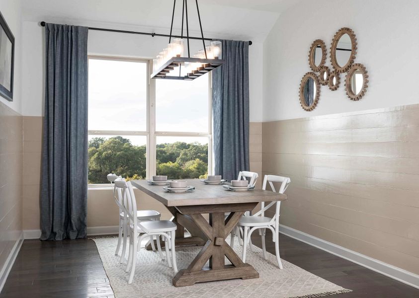 Representative furnished interior of a home built from the Blanco by Ashton Woods in The Heritage at Saddlebrook Ranch 70's, Schertz (Image 3).