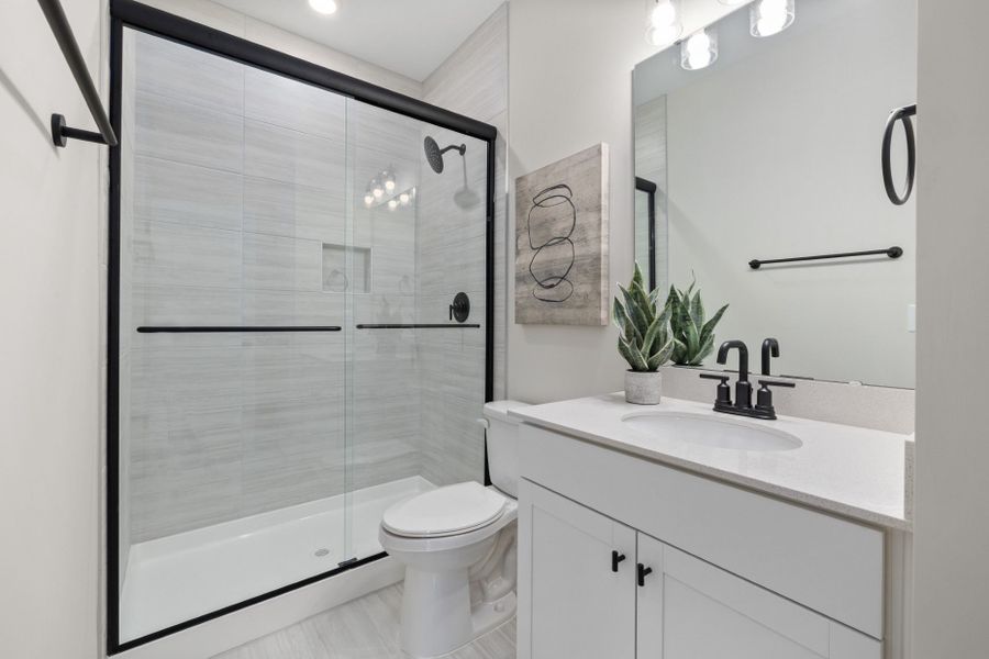 Representative furnished interior of a home built from the Rockingham by Pulte Homes in Saunders Farm, Fuquay Varina (Image 18).