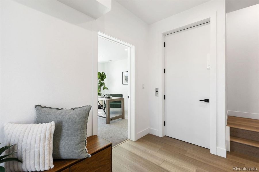 Furnished interior view inside a new home in , Colorado Springs (Image 17).