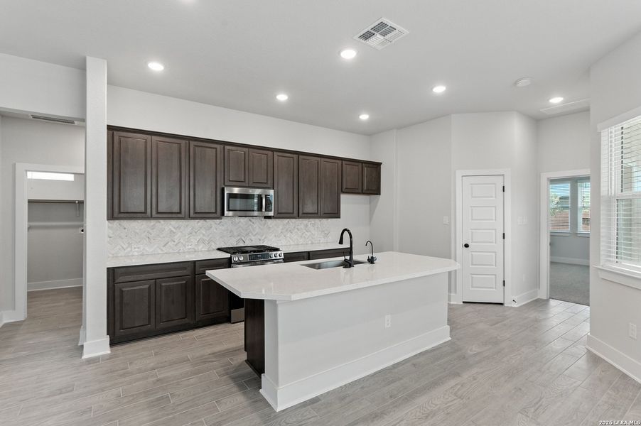 Furnished interior view inside a new home in Stillwater Ranch, San Antonio (Image 7).