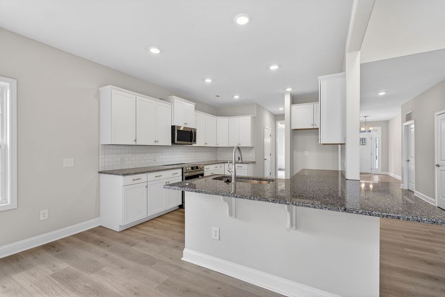 Furnished interior view inside a new home in Crystal Village, Albemarle (Image 5).