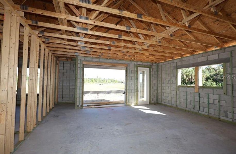 In-progress construction of a new home in North River Ranch – Garden Series, Parrish, FL (Image 11). In-progress construction of a new home in North River Ranch – Garden Series, Parrish, FL (Image 11).
