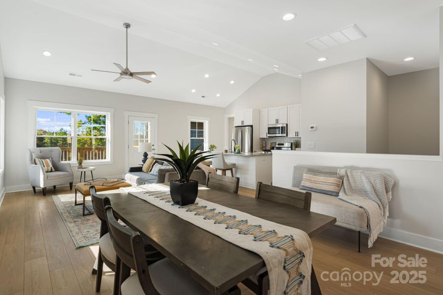 Furnished interior view inside a new home in , Weaverville (Image 15).