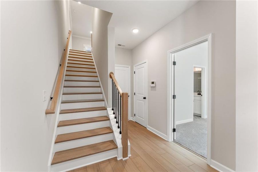 Spacious, unfurnished interior of a new home in Townes at South Main, Kennesaw (Image 20).