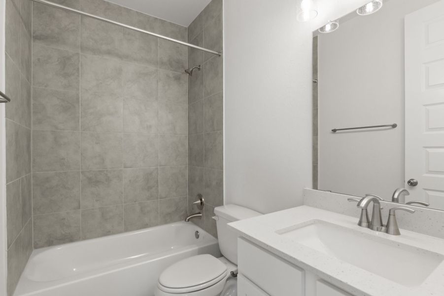 Furnished interior view inside a new home in Avery Centre, Round Rock (Image 11).