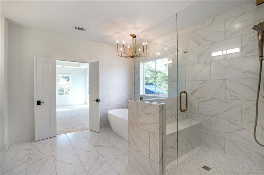 Furnished interior view inside a new home in , Bogart (Image 8).