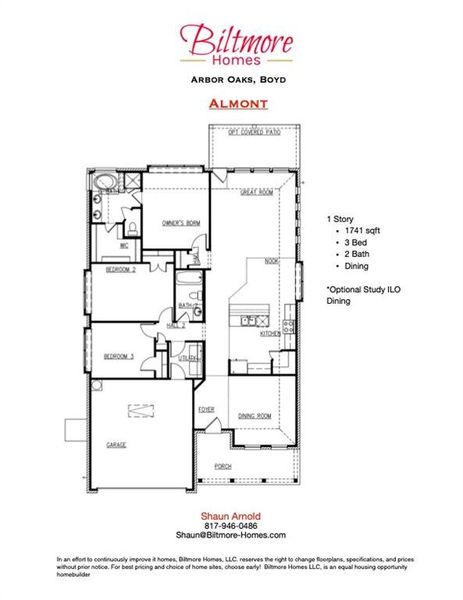 2D floor plan layout of this home in , Boyd, TX (Image 3).