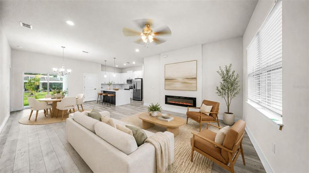 Furnished interior view inside a new home in , Port Charlotte (Image 13).
