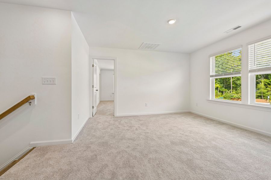 Spacious, unfurnished interior of a new home in Forestville Station, Wake Forest (Image 35).
