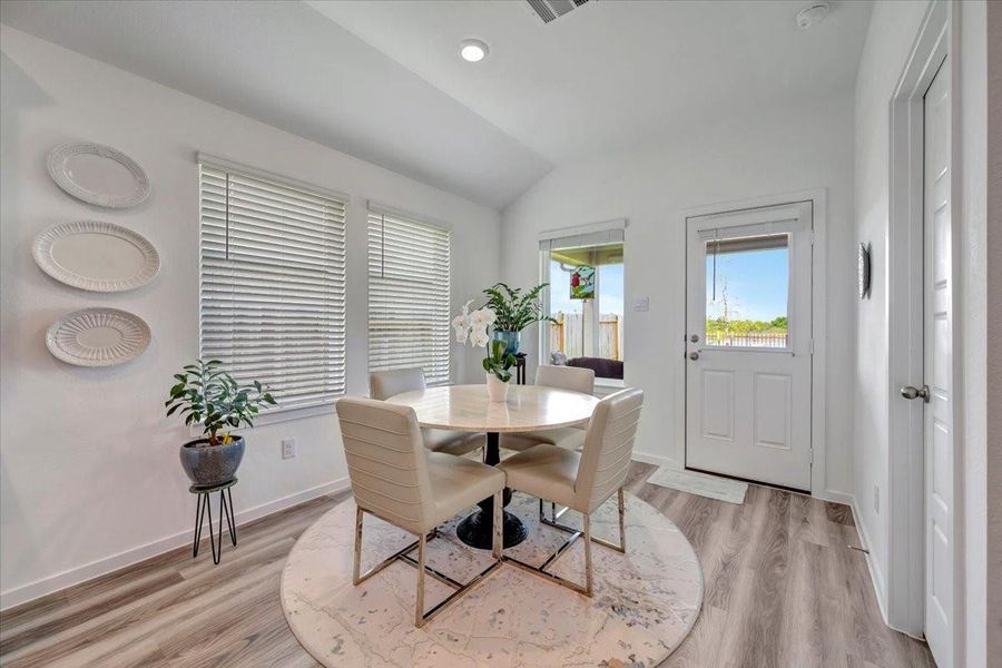 Furnished interior view inside a new home in Pelican Pointe, Texas City (Image 12).