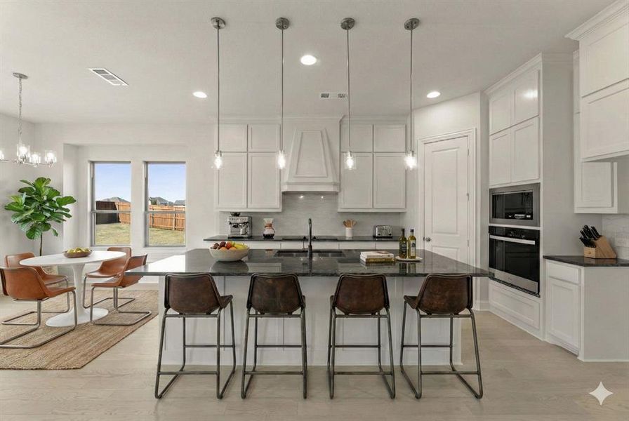 Furnished interior view inside a new home in Ridgepoint - Phase 1, Midlothian (Image 16).