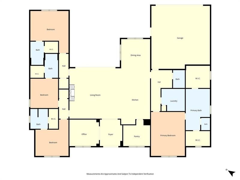 2D floor plan layout of this home in , Woodway, TX (Image 6).