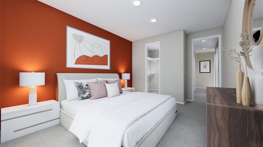 Furnished interior view inside a new home in Anniston, Katy (Image 29).