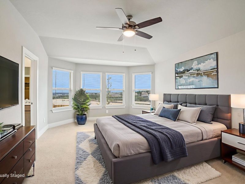 Furnished interior view inside a new home in Lark Canyon, New Braunfels (Image 8).