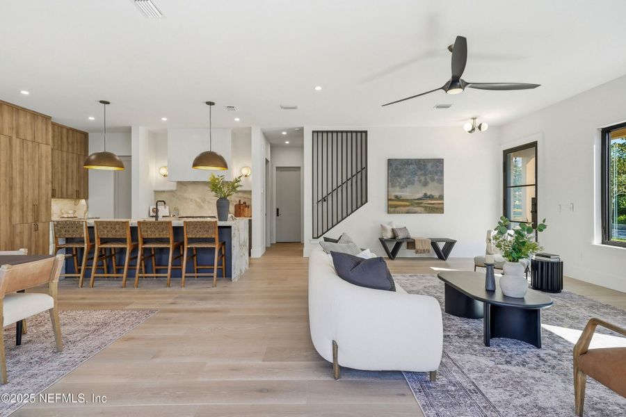 Furnished interior view inside a new home in , Neptune Beach (Image 40). Furnished interior view inside a new home in , Neptune Beach (Image 40).