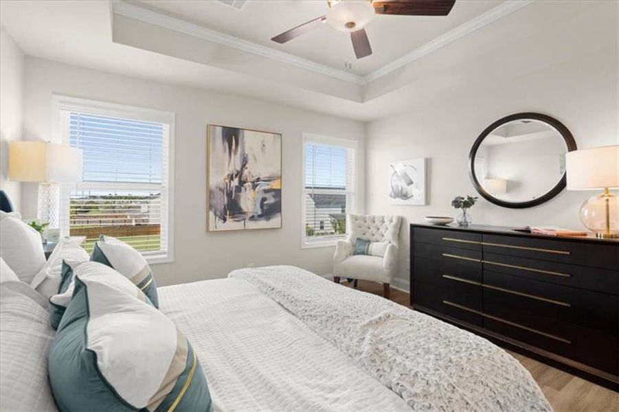 Furnished interior view inside a new home in , Dacula (Image 13).