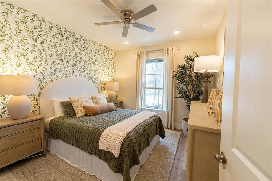 Furnished interior view inside a new home in , Little Elm (Image 26).