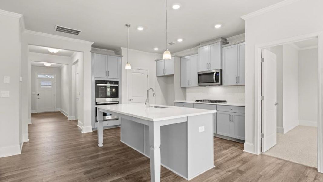Furnished interior view inside a new home in Hamptons at Riverwood North, Dallas (Image 4).