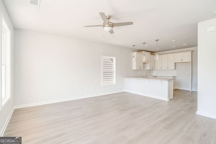Spacious, unfurnished interior of a new home in The Cottages at East Lanier, Fayetteville (Image 9). Spacious, unfurnished interior of a new home in The Cottages at East Lanier, Fayetteville (Image 9).