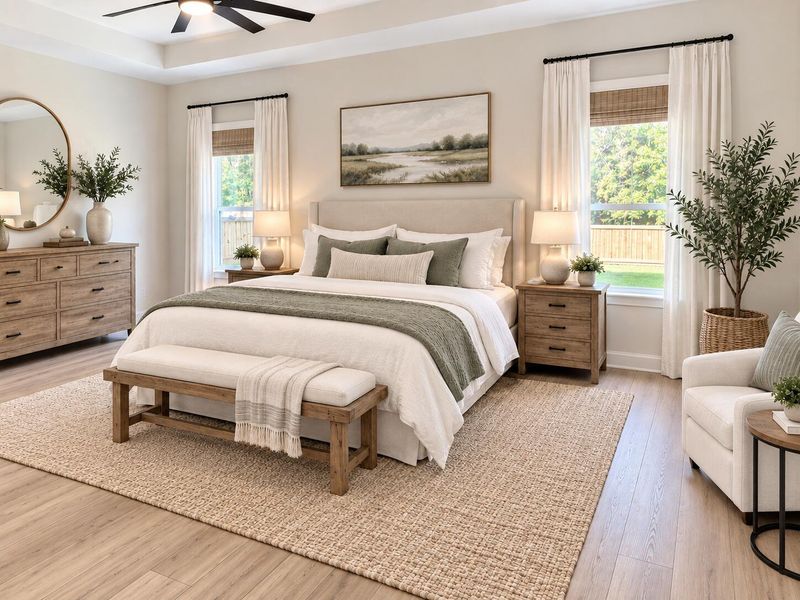 Furnished interior view inside a new home in , Summerville (Image 38). Furnished interior view inside a new home in , Summerville (Image 38).