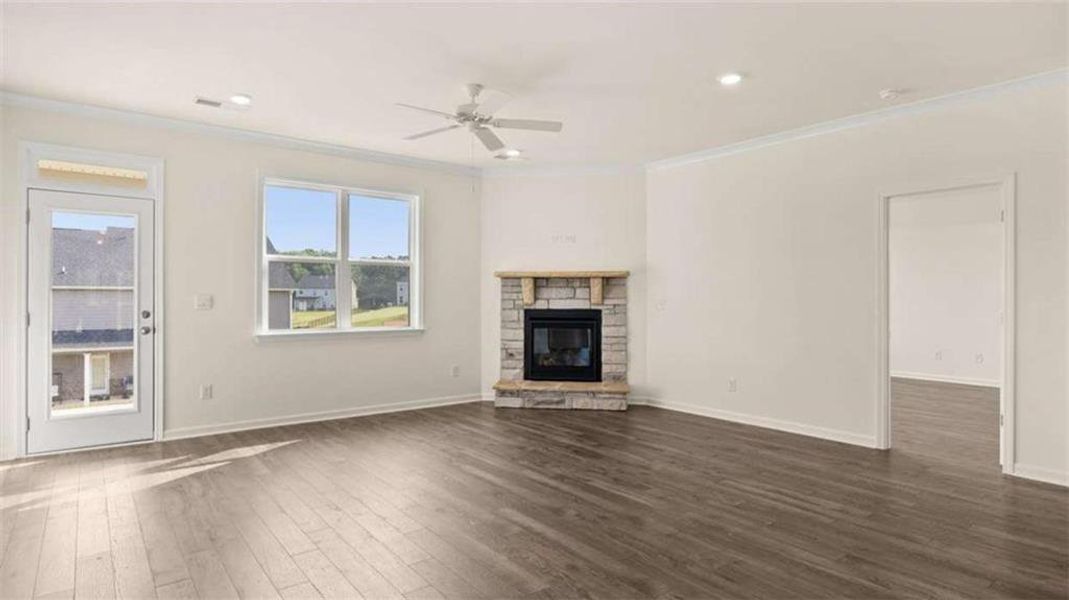 Spacious, unfurnished interior of a new home in The Gates at Pates Creek, Hampton (Image 20).