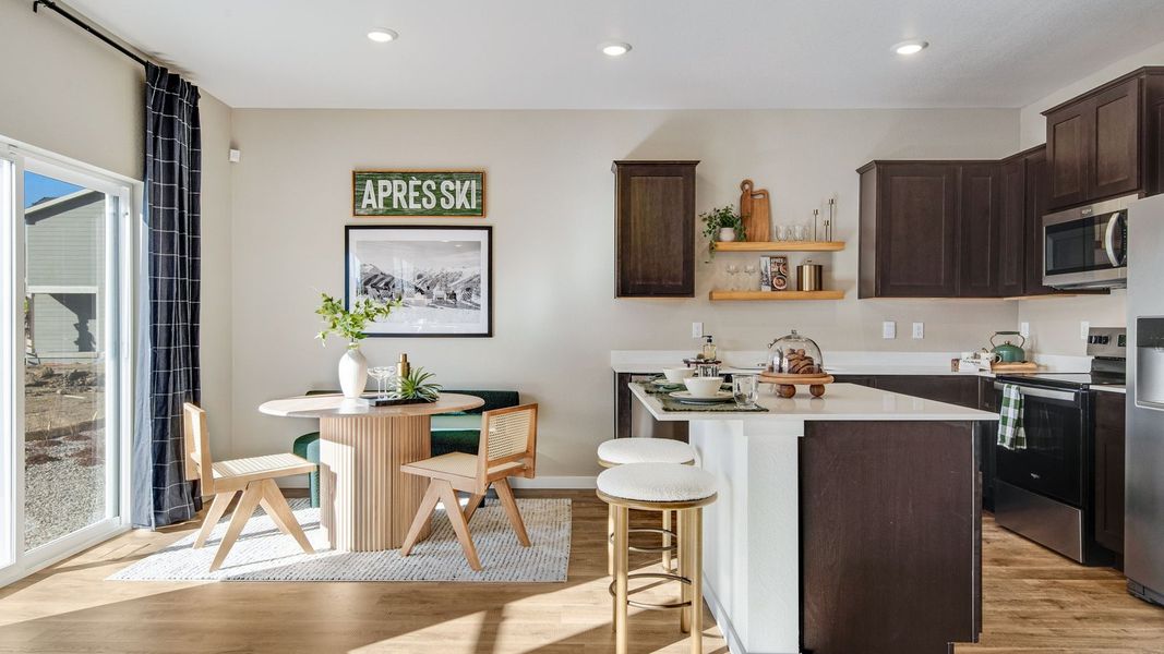 Furnished interior view inside a new home in Ellston Park, Colorado Springs (Image 3).