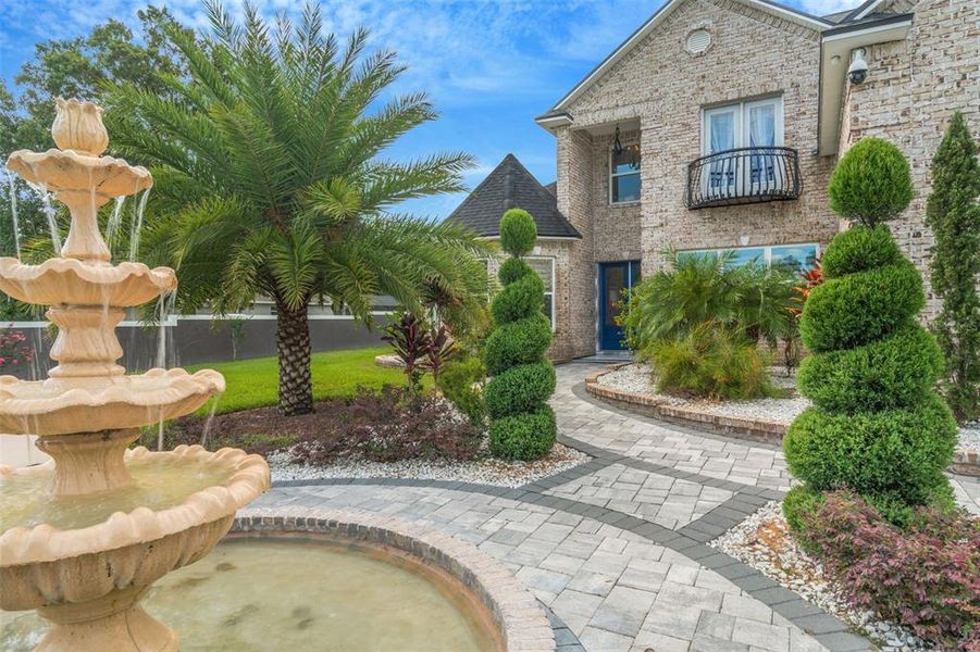 Front exterior of a new home in , Lakeland, FL, highlighting curb appeal (Image 30). Front exterior of a new home in , Lakeland, FL, highlighting curb appeal (Image 30).