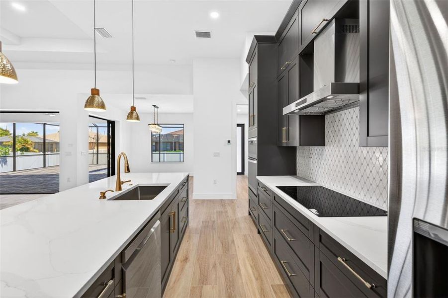 Furnished interior view inside a new home in , Cape Coral (Image 36). Furnished interior view inside a new home in , Cape Coral (Image 36).