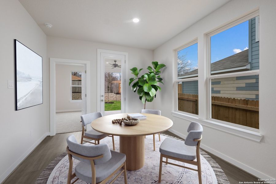 Furnished interior view inside a new home in Avondale, San Antonio (Image 6). Furnished interior view inside a new home in Avondale, San Antonio (Image 6).