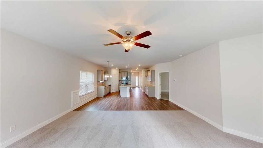 Spacious, unfurnished interior of a new home in Mirror Lake at South Harbour, Villa Rica (Image 22).