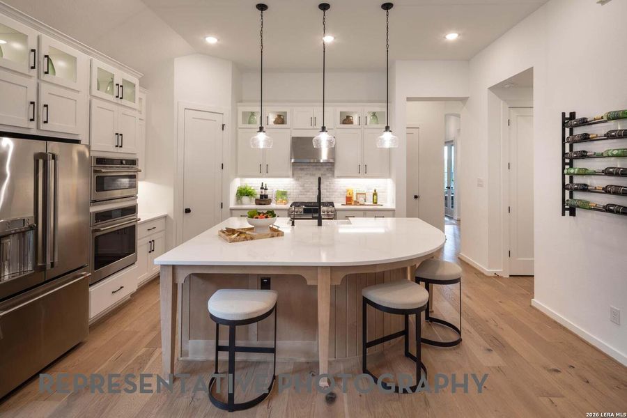Furnished interior view inside a new home in Prominence, San Antonio (Image 13).