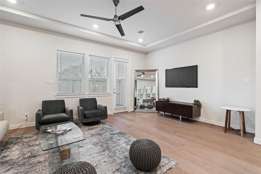 Generous floor space gives flexibility to arrange furniture in a way that fits your lifestyle.