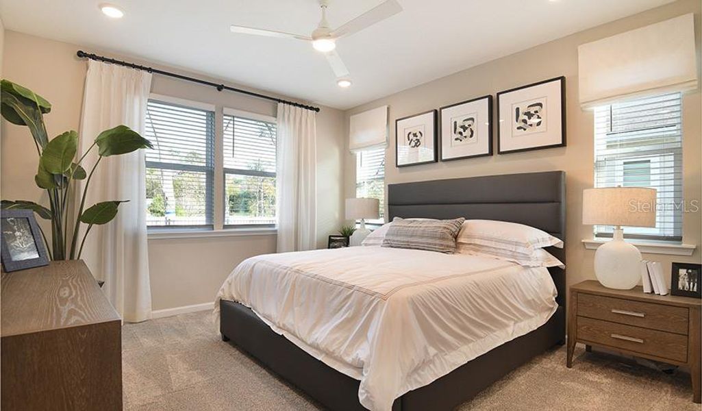 Furnished interior view inside a new home in Seasons at Shores of Lake Dell, Dundee (Image 15).