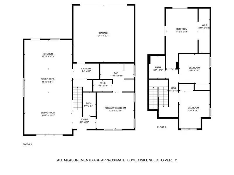 2D floor plan layout of this home in , Waco, TX (Image 5). 2D floor plan layout of this home in , Waco, TX (Image 5).