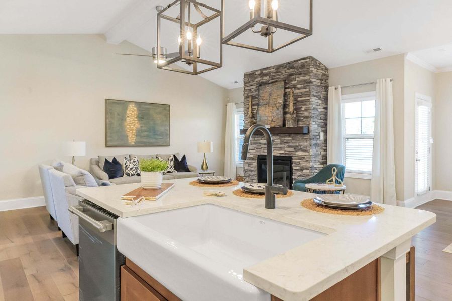 Representative furnished interior of a home built from the Carver by Caviness & Cates Communities in Maggie Way, Wendell (Image 57).