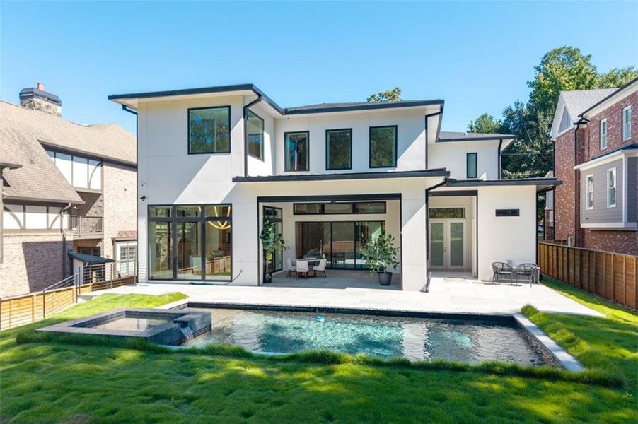 Front exterior of a new home in , Atlanta, GA, highlighting curb appeal (Image 20).